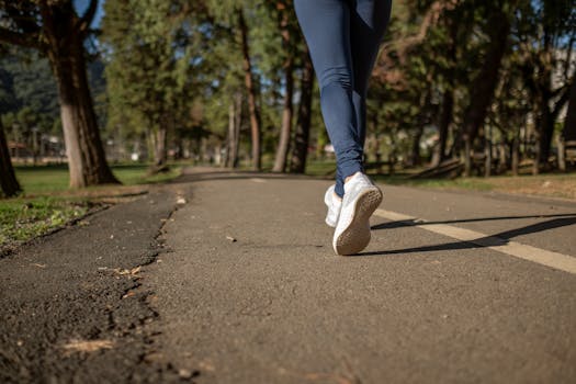 runner on a trail