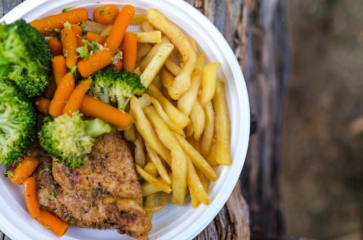 healthy meal prep with chicken and broccoli