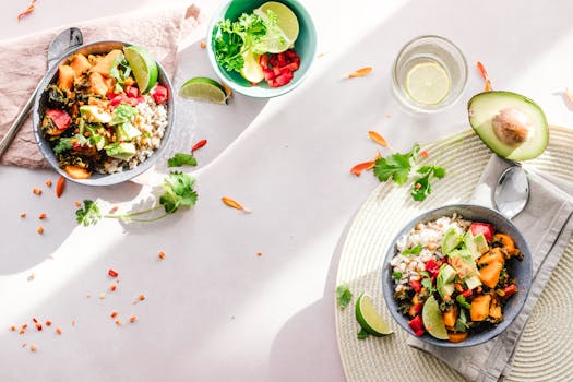 colorful plate of vegetables