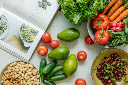 variety of healthy snacks and meals